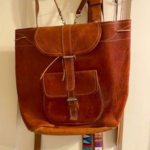 Vintage Made in Greece Genuine Leather